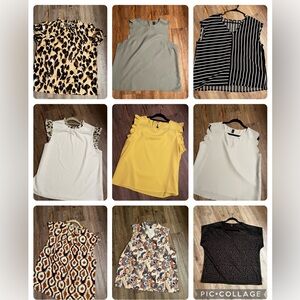 Works tops Bundle of 9